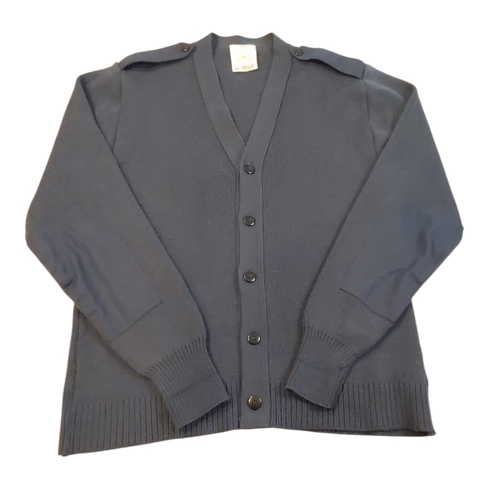 Military Equipment Corporation of America wool blend cardigan sweater Size 44 L